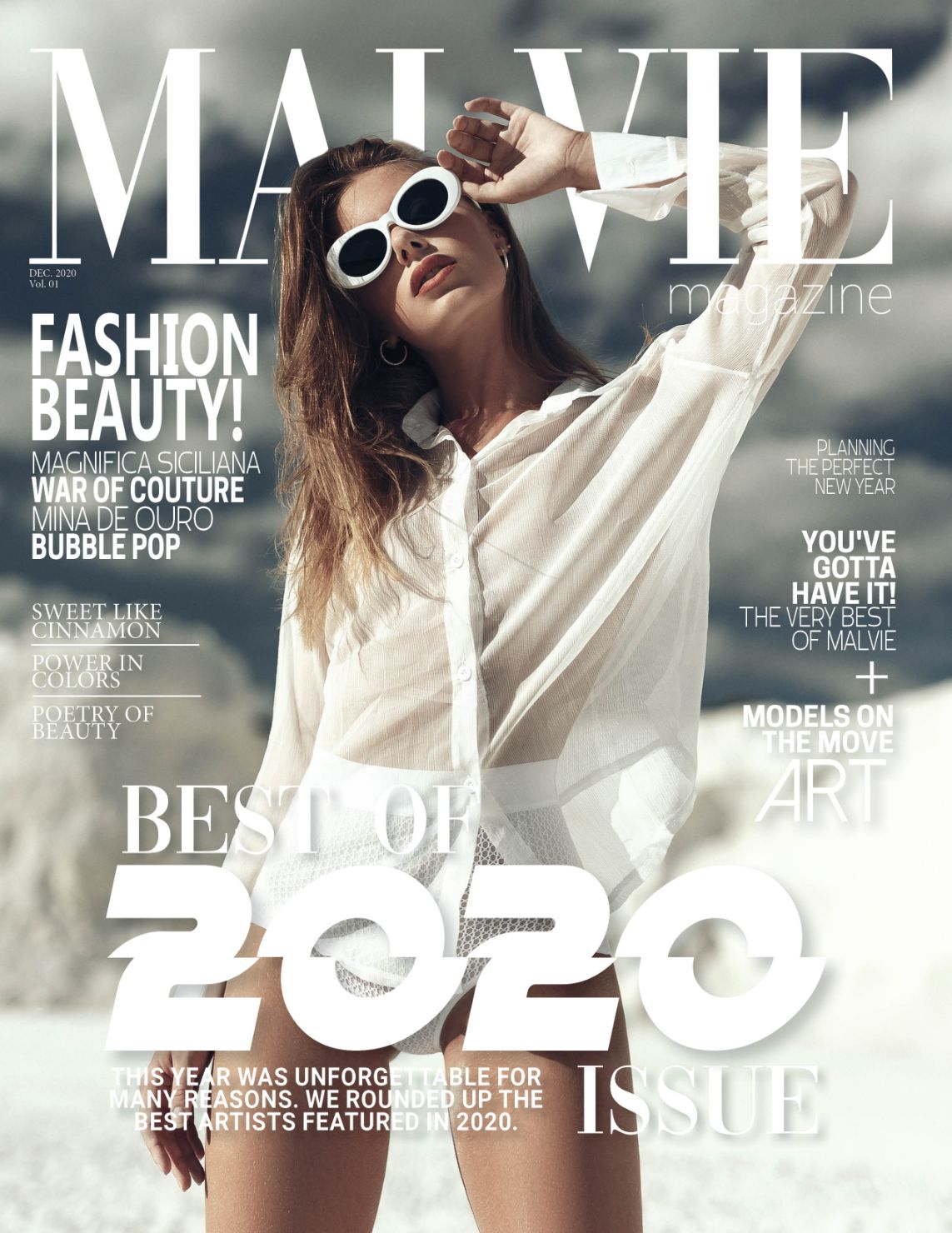MALVIE Magazine Best of 2020 Special Edition spreads